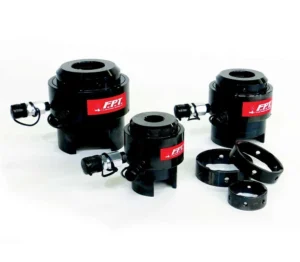 Top side bolt tensioners