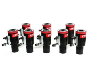 Multi-stage hydraulic tensioners